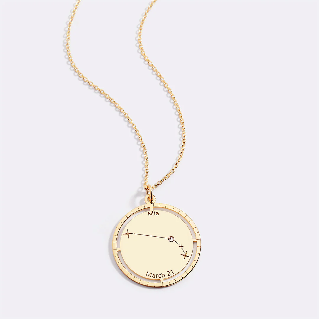 Personalized Constellation Pendant Necklace
