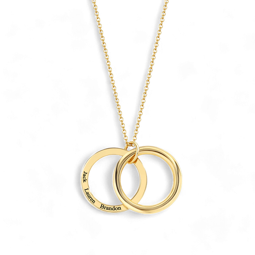 Hidden Message Ring Necklace