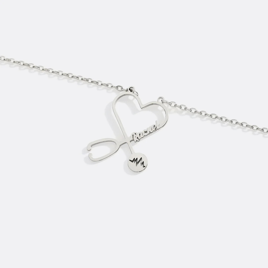 Stethosope Name Necklace
