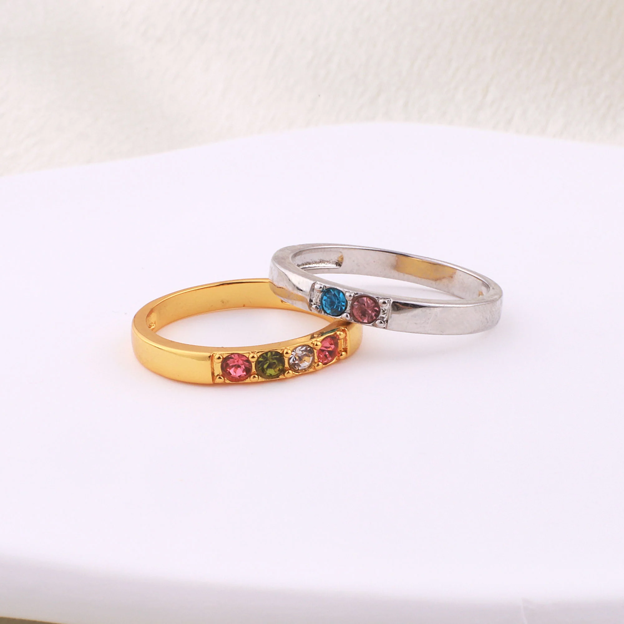 Stackable Birthstones Band Ring