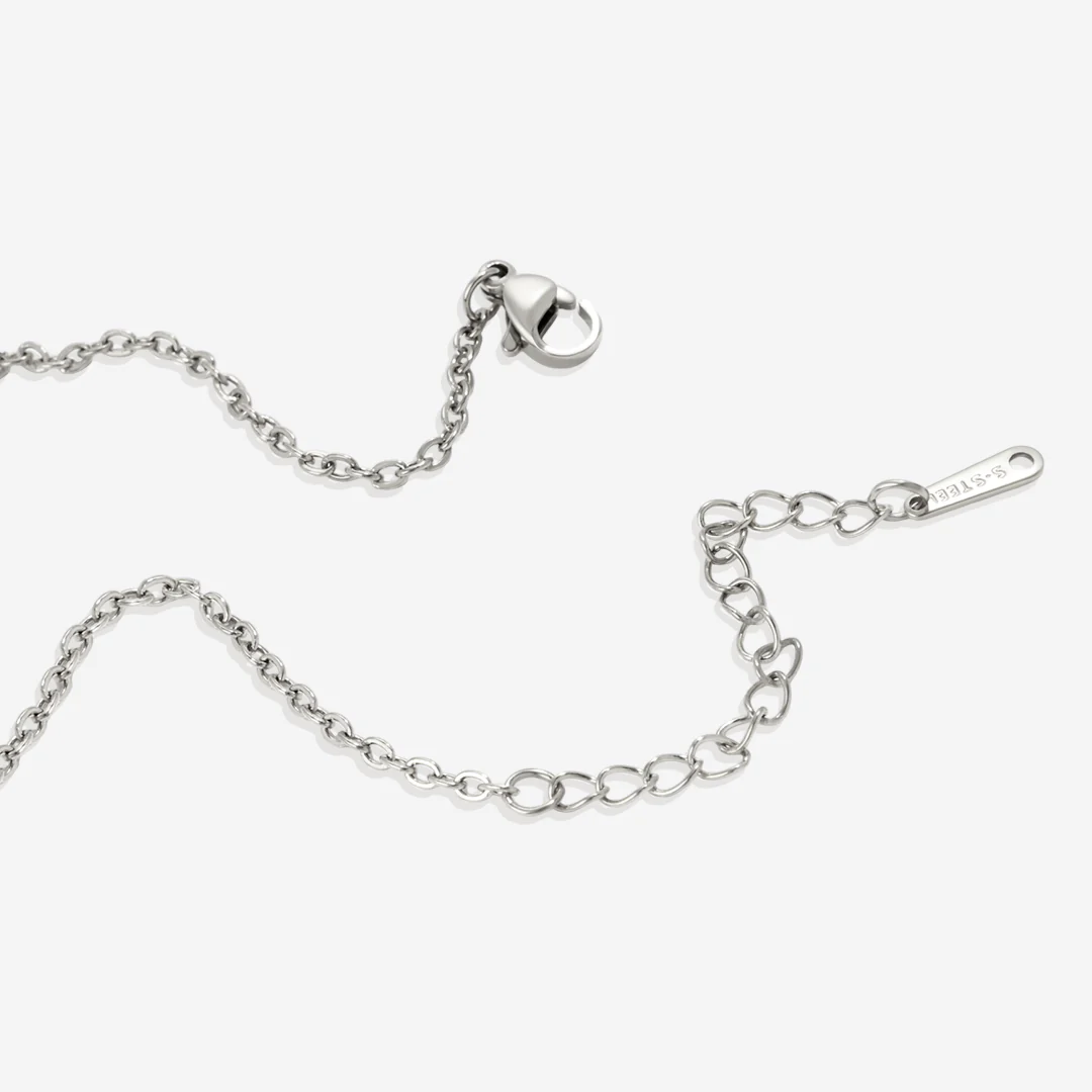 Monogram Portrait Pendant Necklace