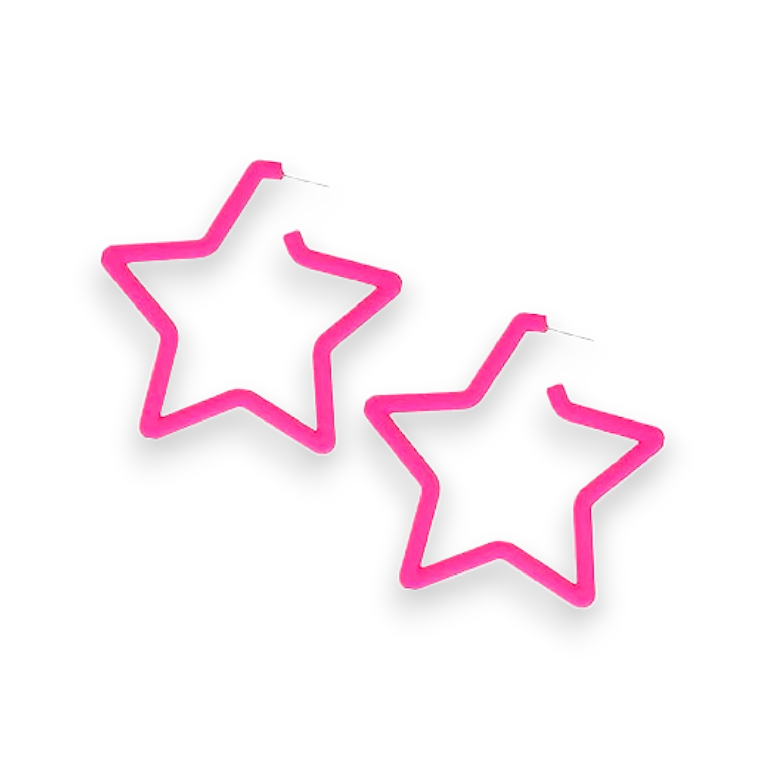 Ear Candy Star Hoop Earrings