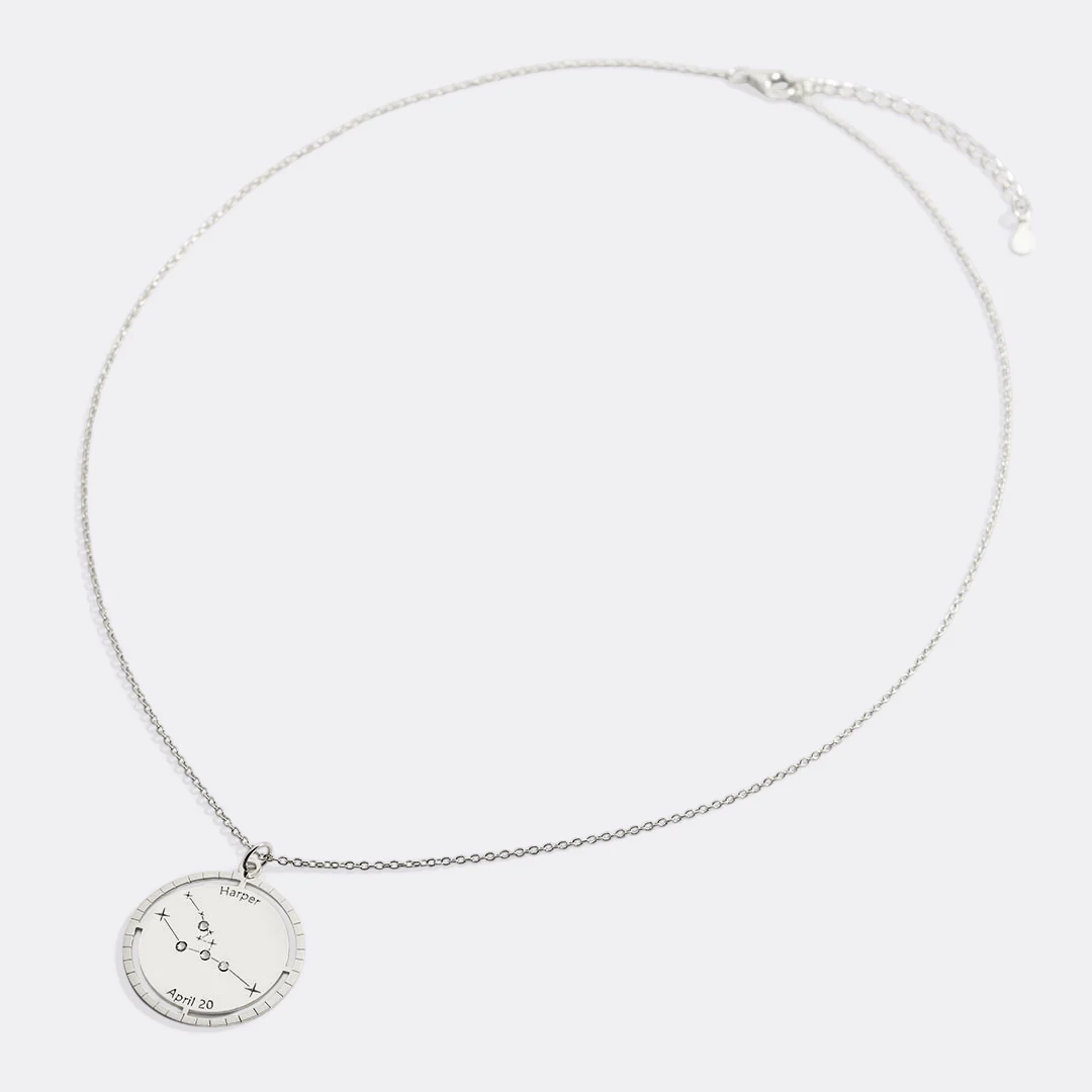 Personalized Constellation Pendant Necklace