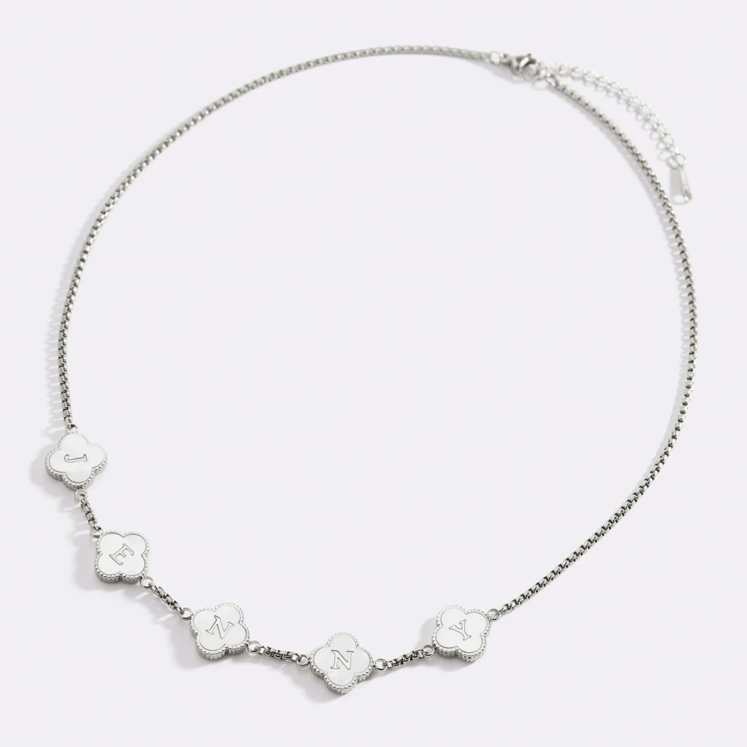 Clover Custom Name Necklace
