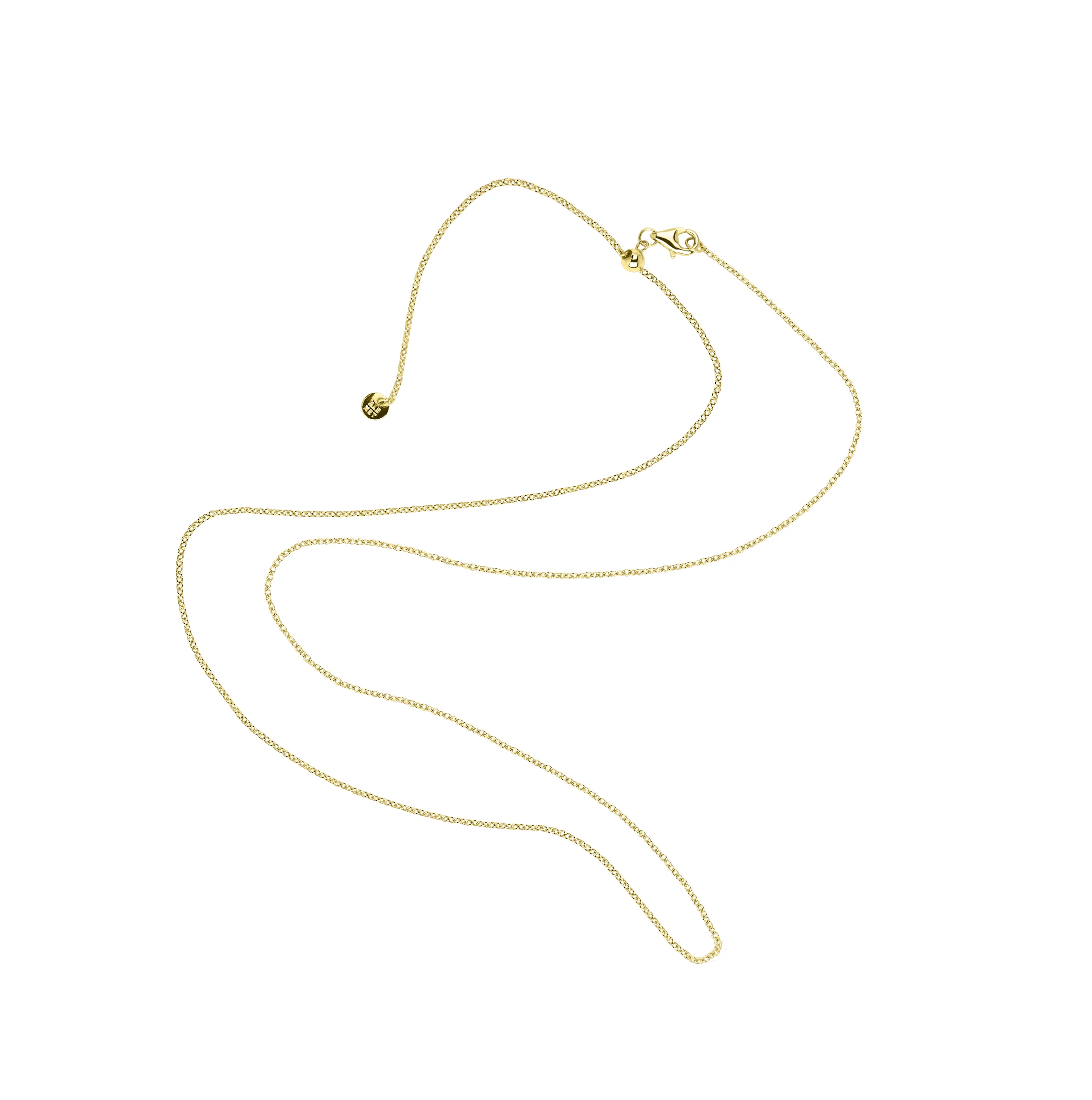 Italian Milano Sterling Silver Adjustable Chain Necklace