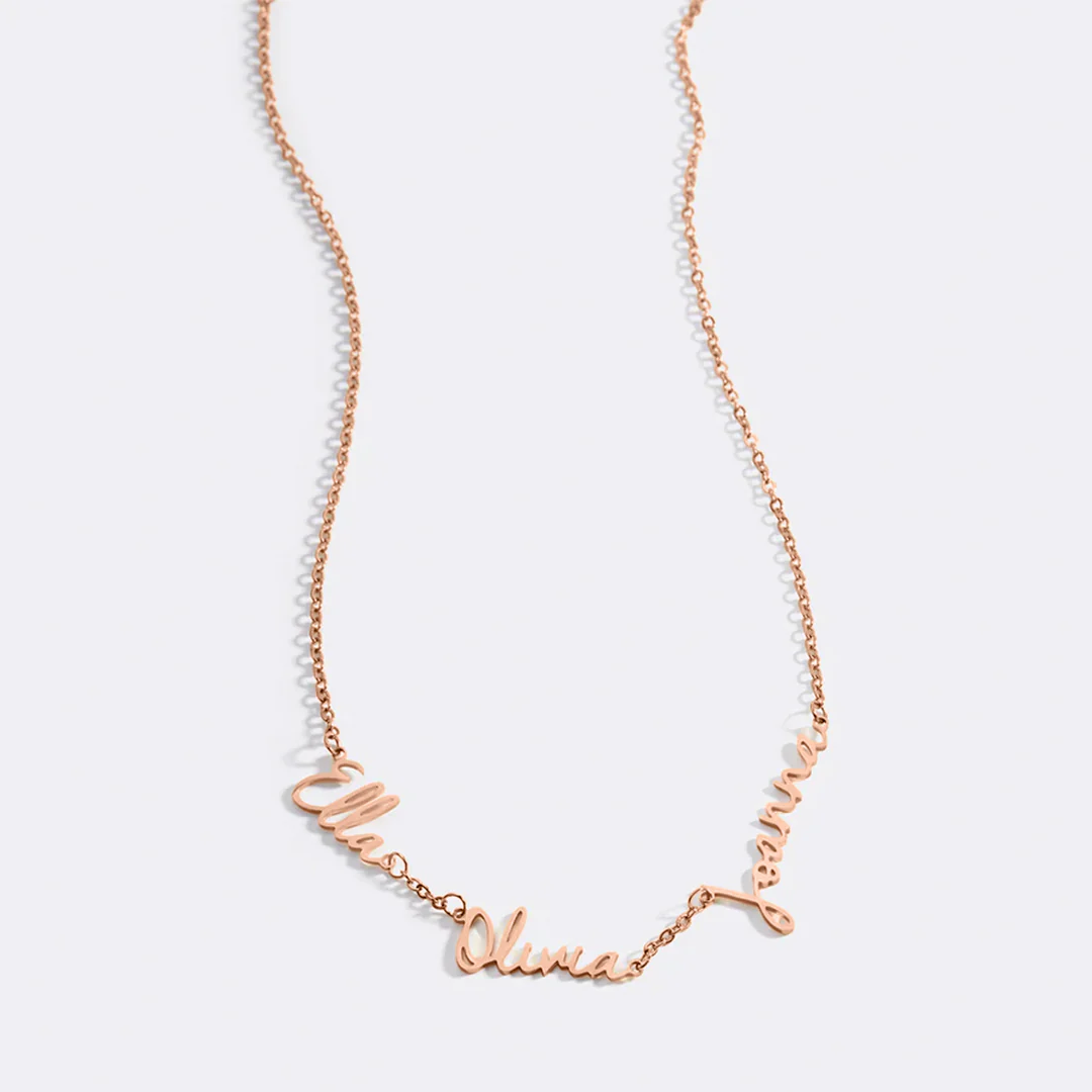 Fairy Multiple Name Necklace | Add Up to 4 Names