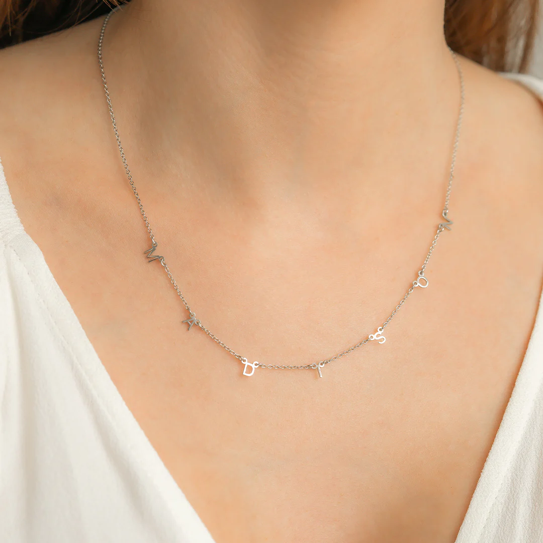 Personalized Minimalist Letter Necklace