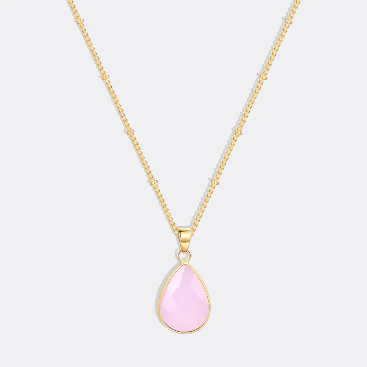 Birthstone Drop Pendant Necklace