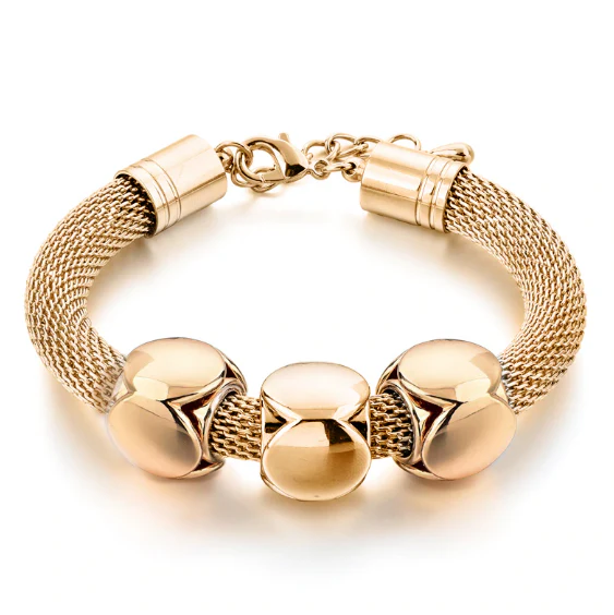 Test - Tri-Cube Metal Bracelet