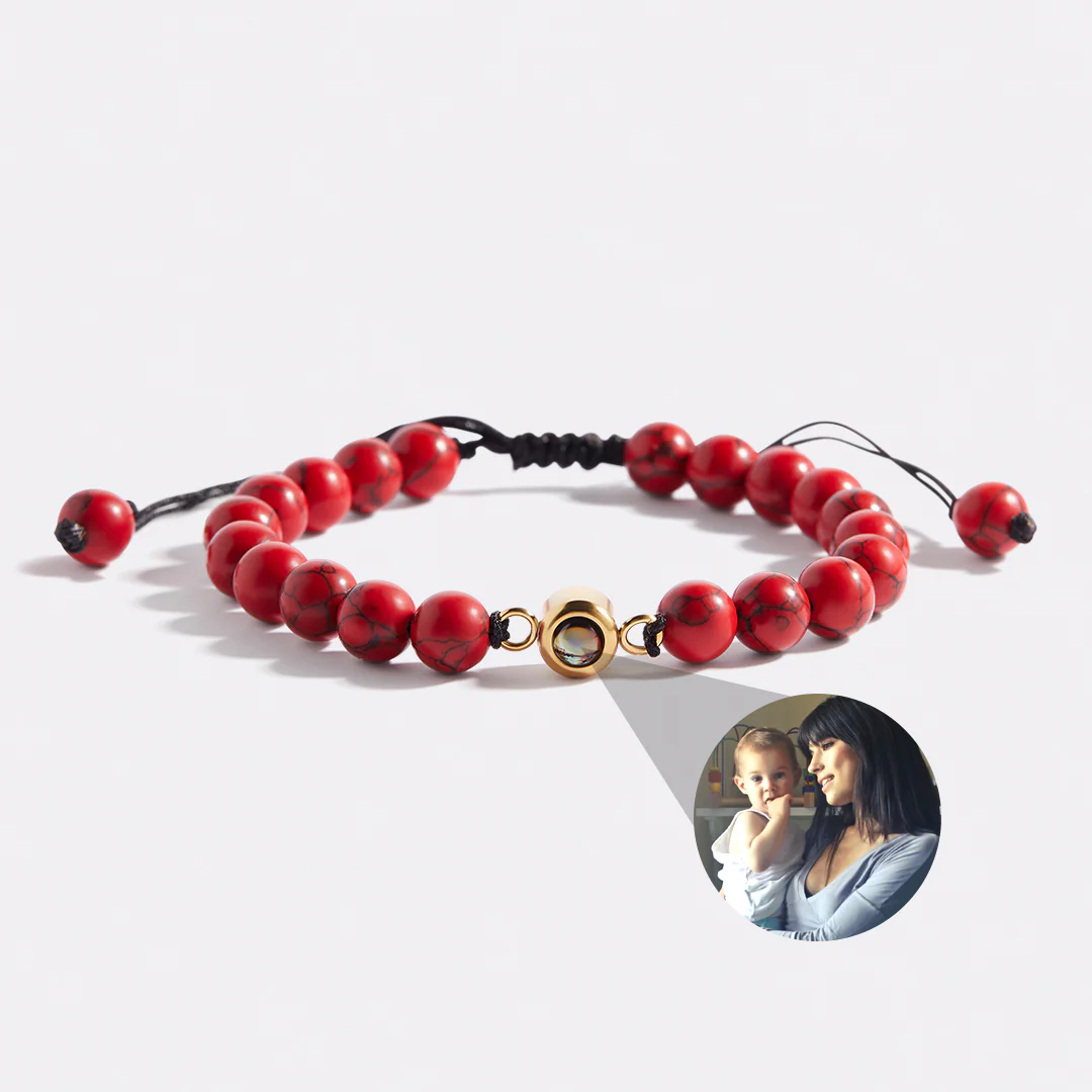 Beaded Photo Bracelet