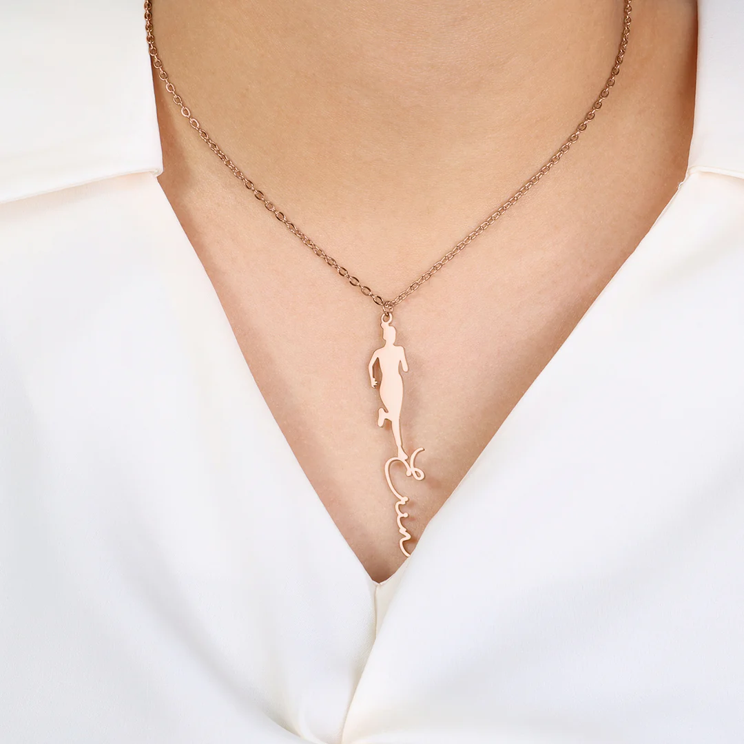Runner Name Necklace