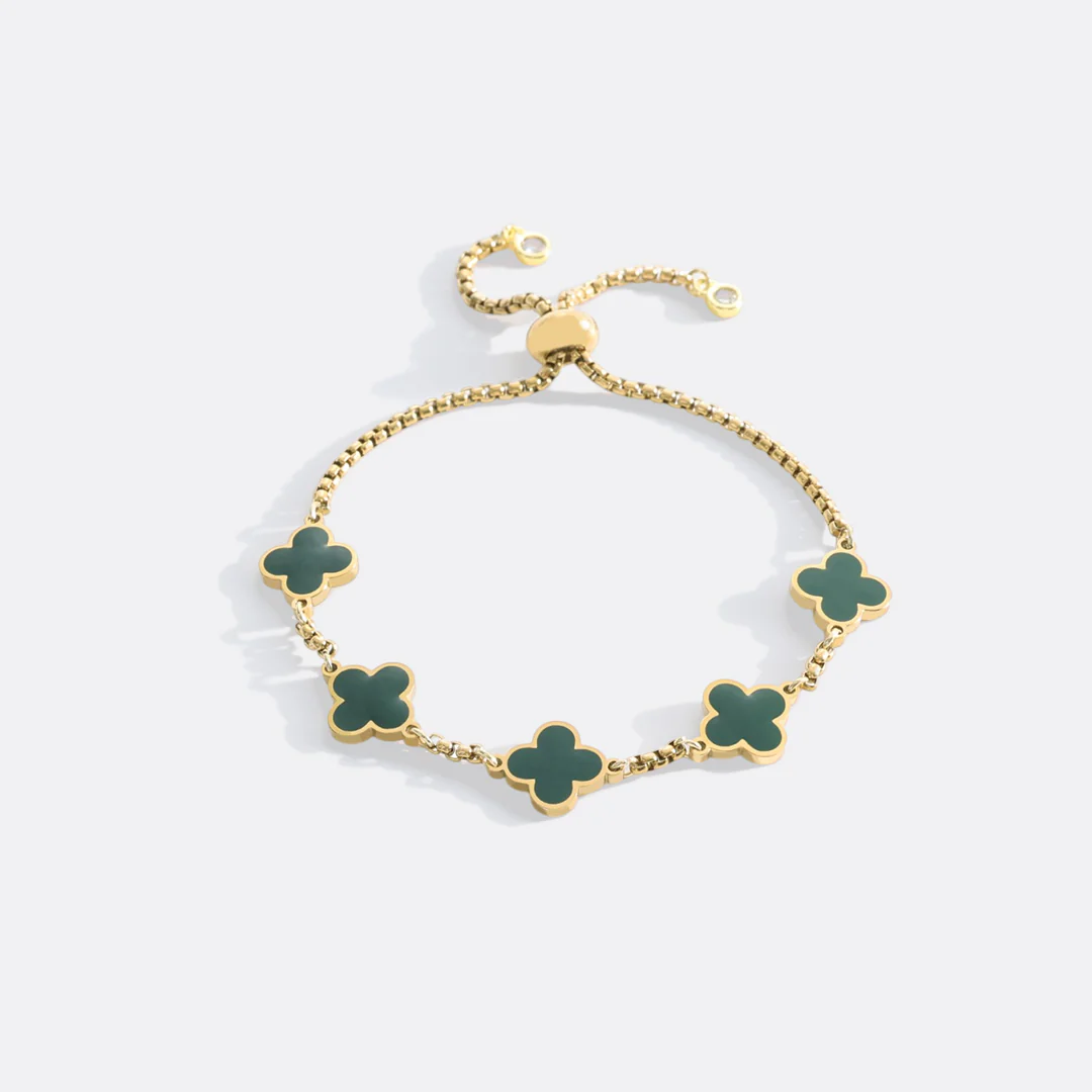 Clover Enamel Bracelet