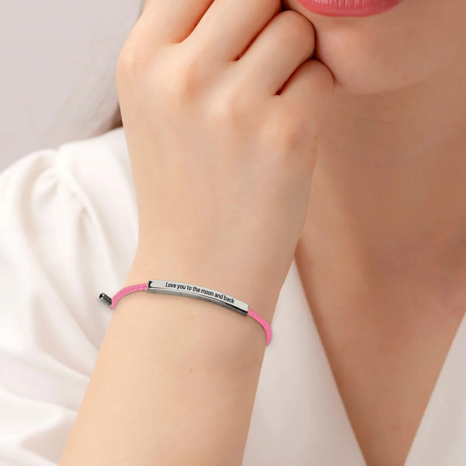 Love you to the moon and back Inspire Bracelet