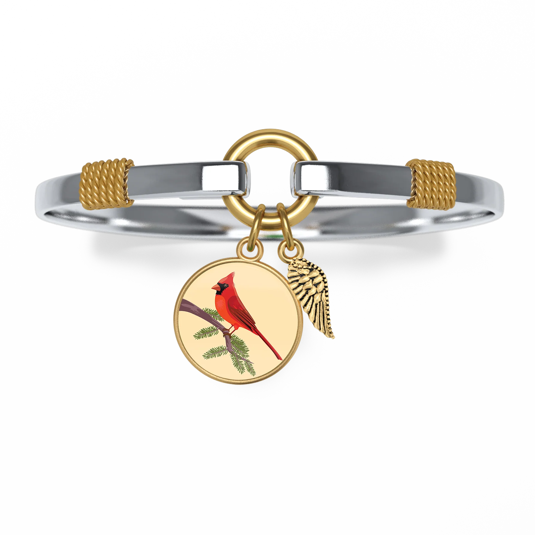 Cardinal - Two-Tone Custom Charm Bracelet