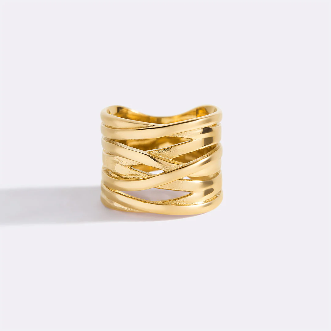Wire Wrap Statement Ring