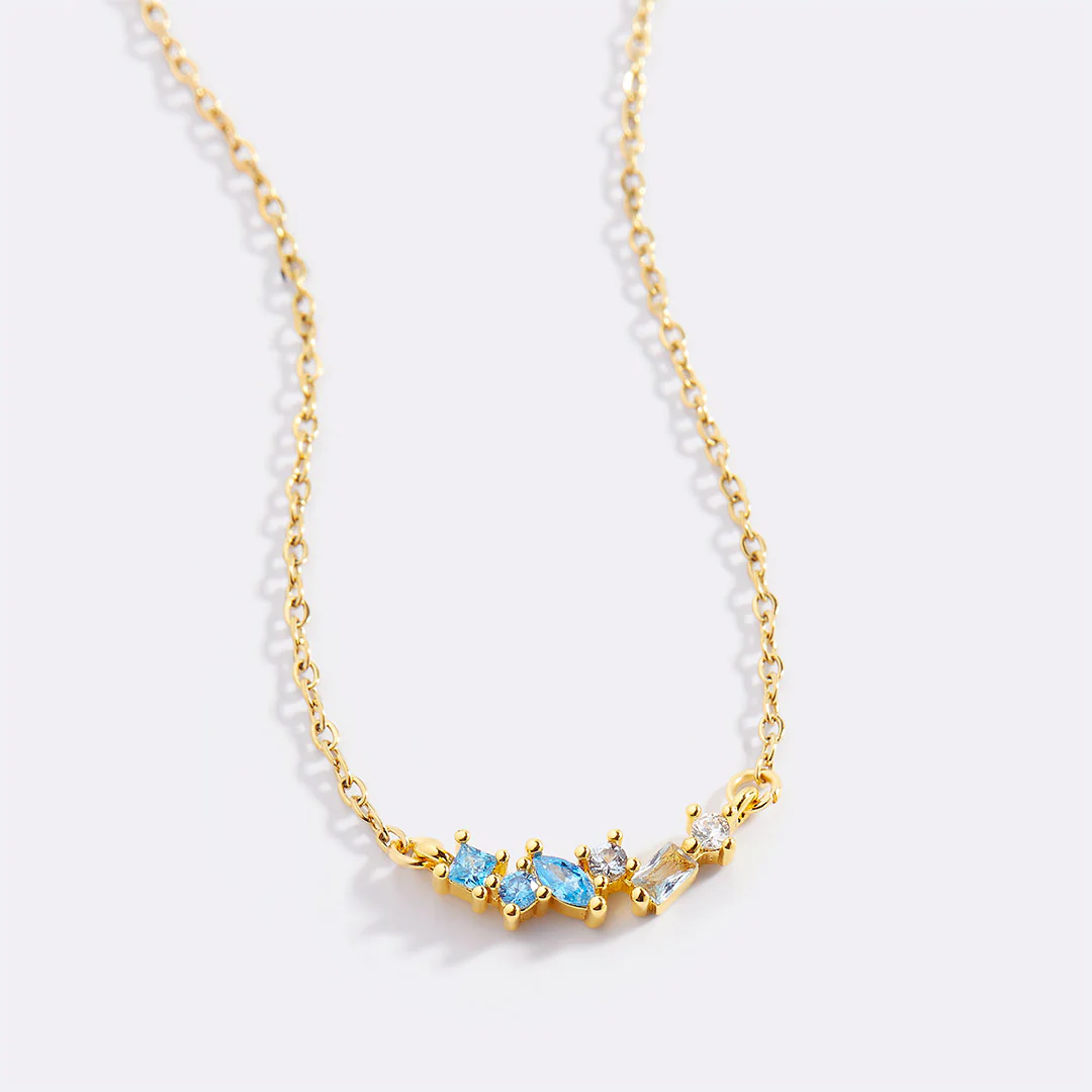 Ombre Birthstone Necklace