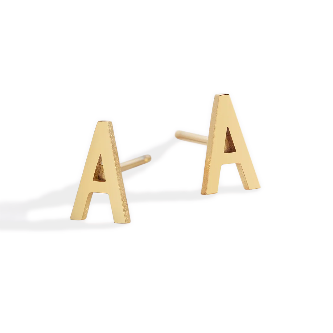 The Skinny Initial Earrings