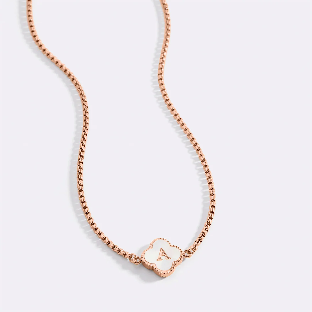 Clover Custom Name Necklace