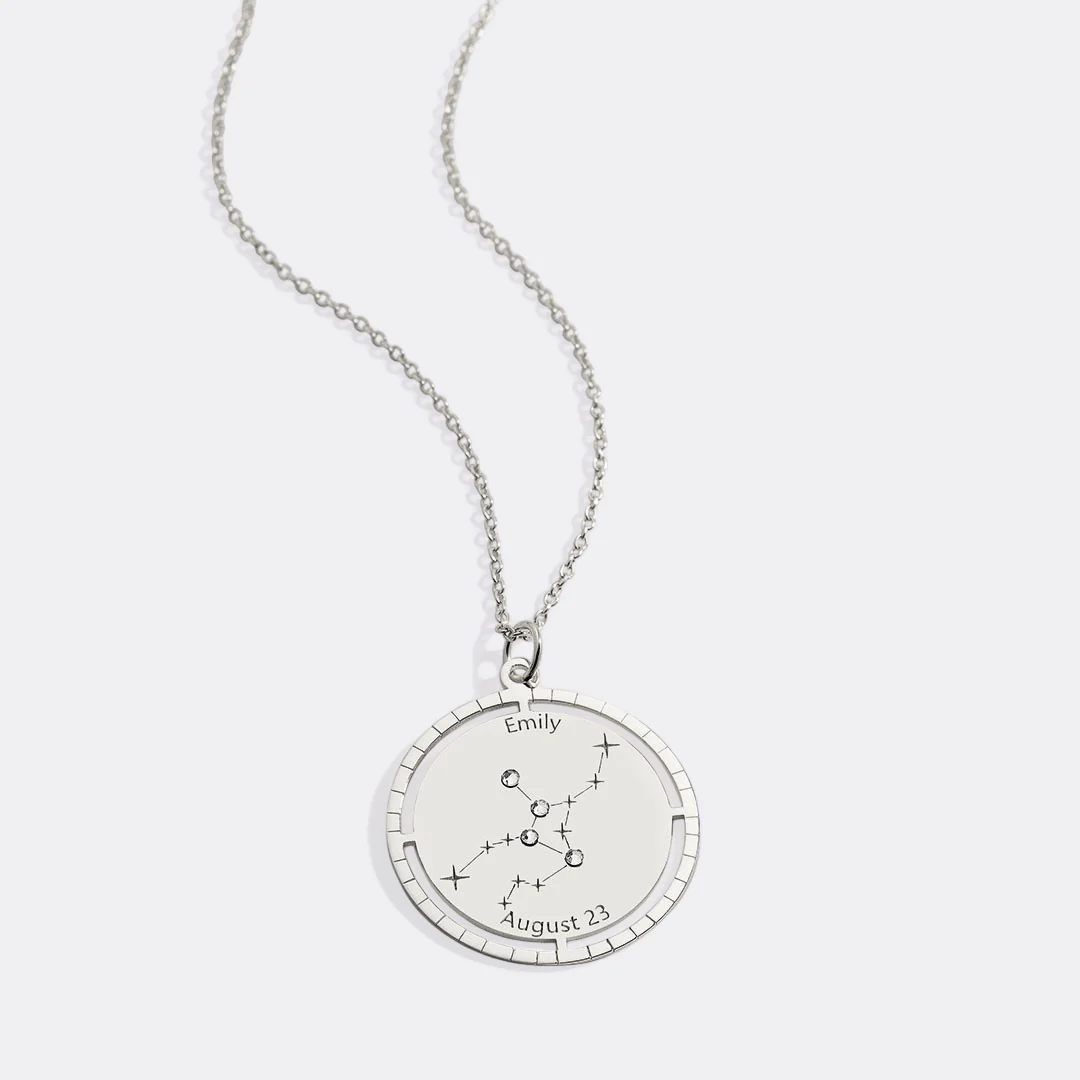 Personalized Constellation Pendant Necklace