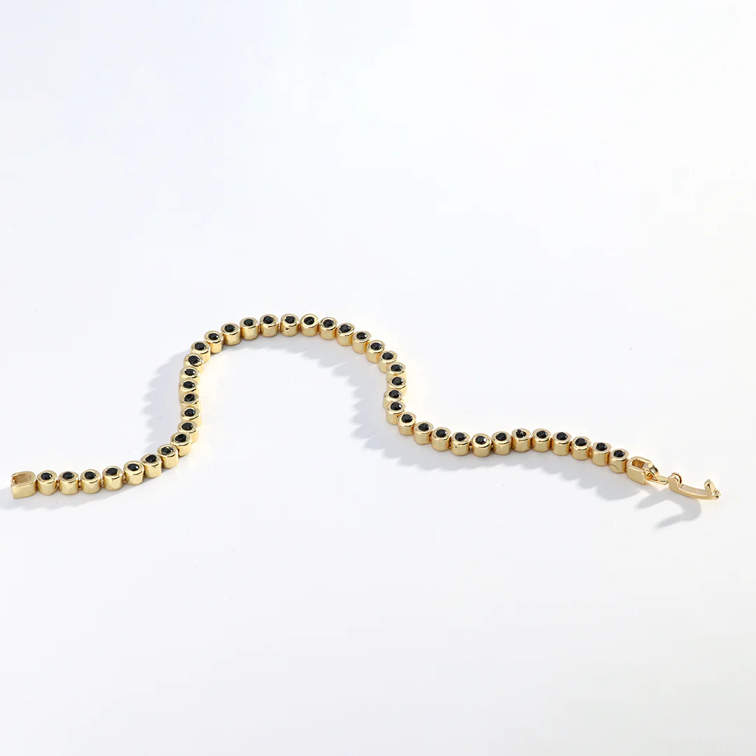 Black Gemstone Bracelet