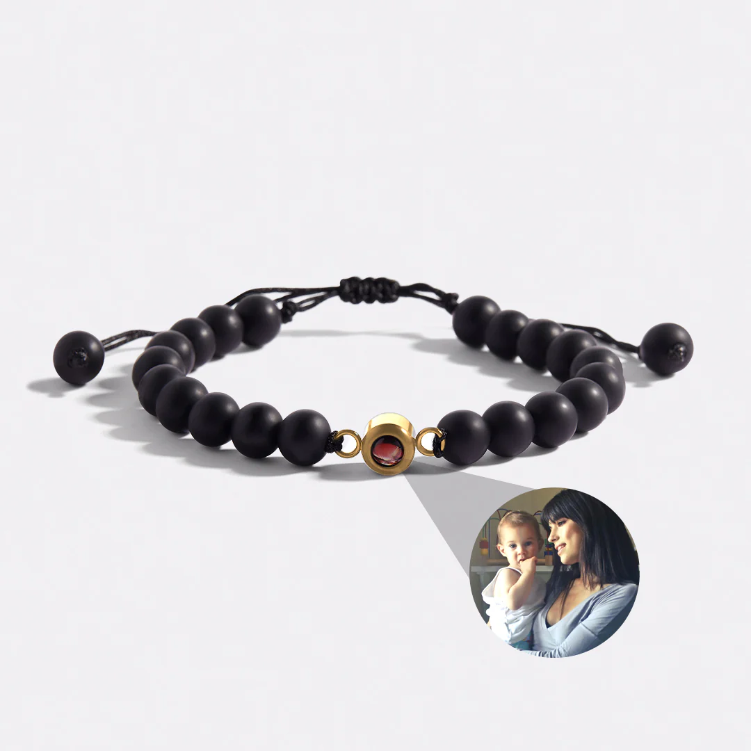 Beaded Photo Bracelet