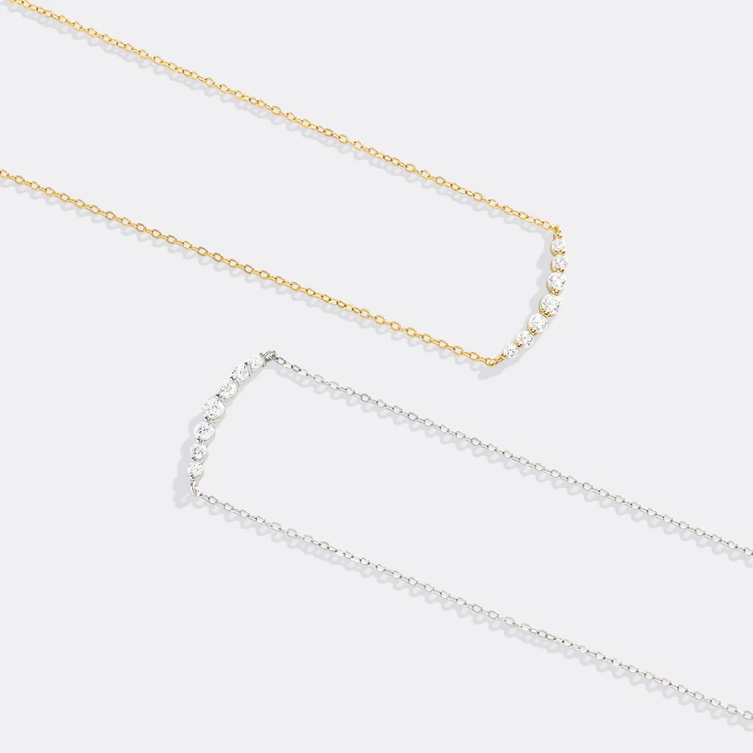 Classic Arc Diamond Necklace