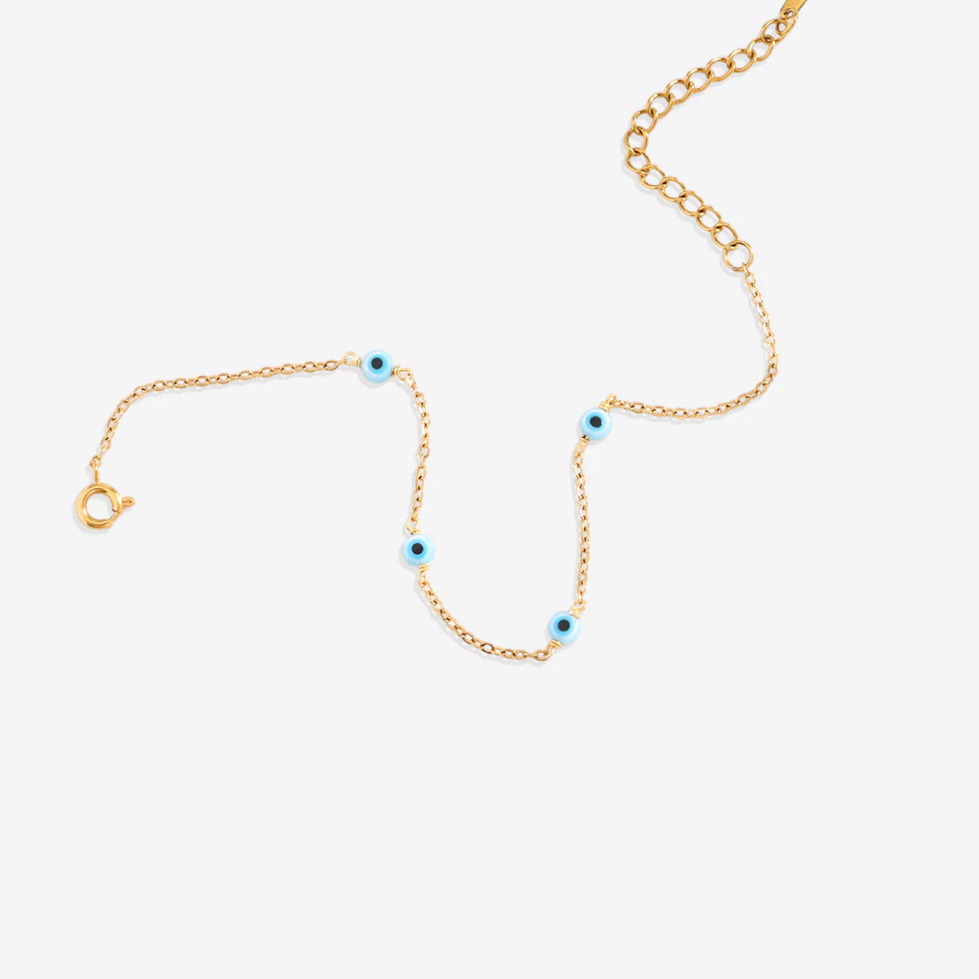 Satellite Evil Eye Bracelet