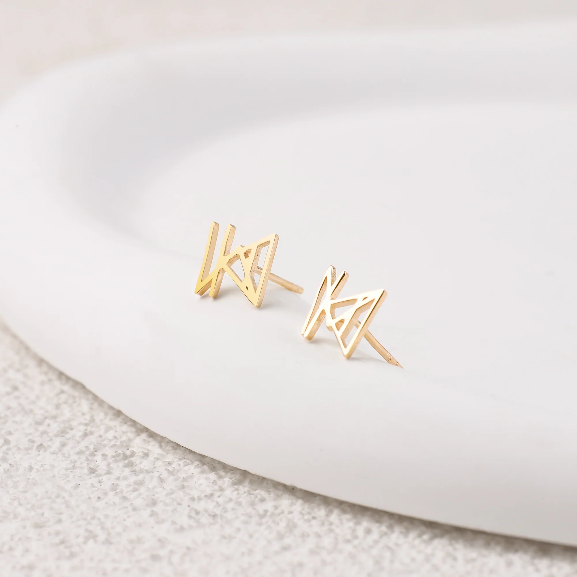 Monogram Name Earrings