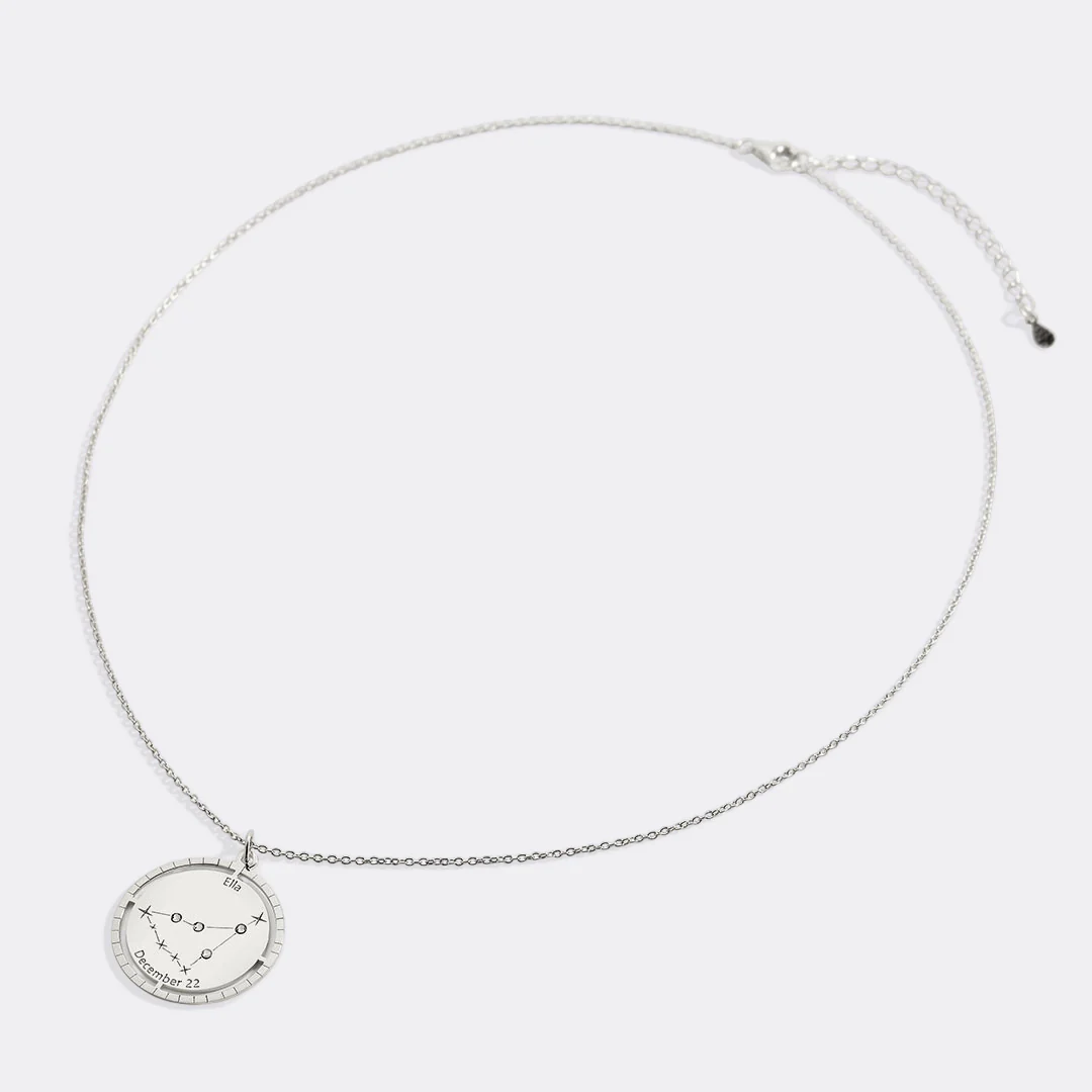 Personalized Constellation Pendant Necklace
