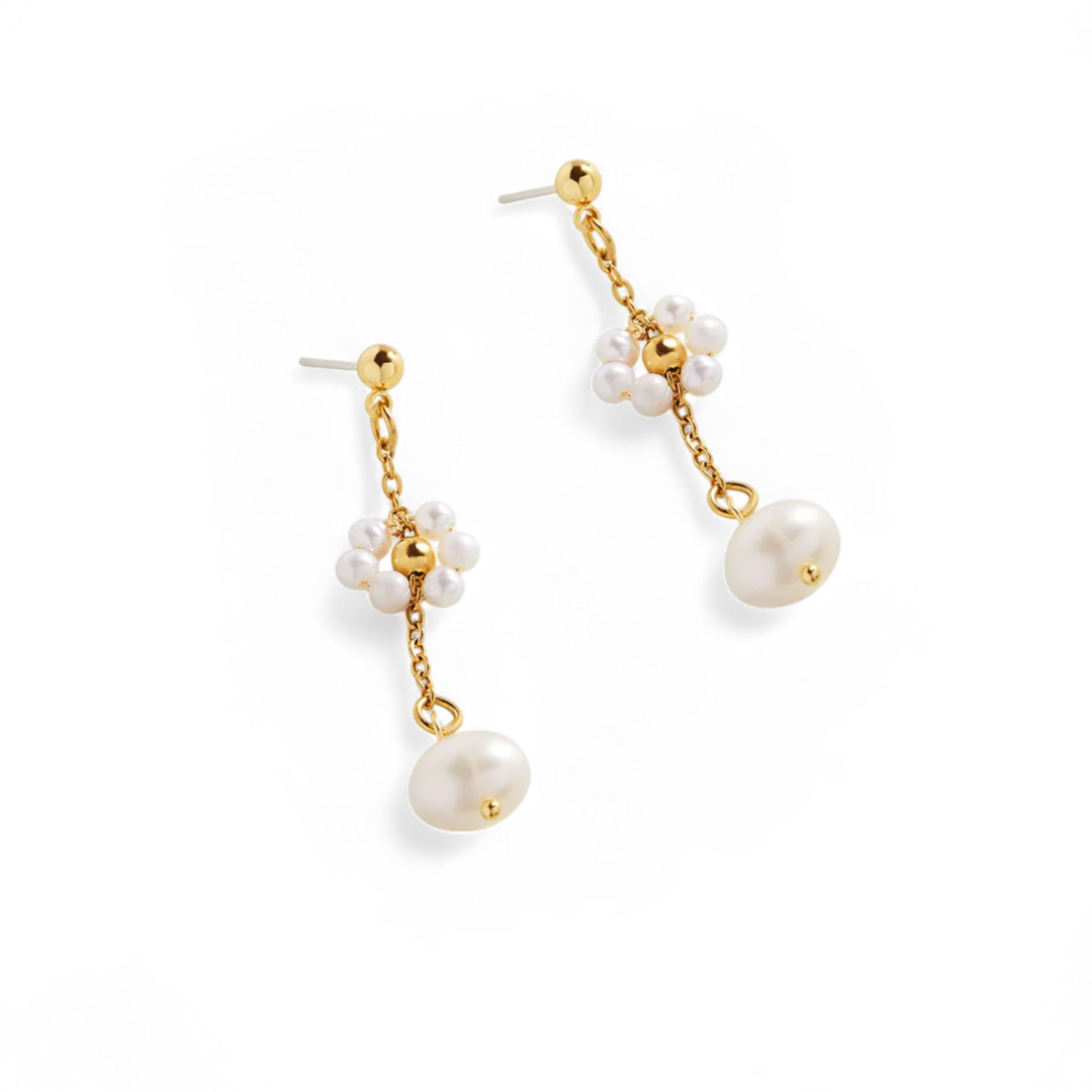 Marguerite Pearl Earrings