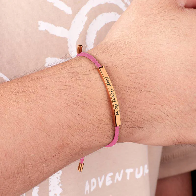 Keep Fcking Going Inspire Bracelet