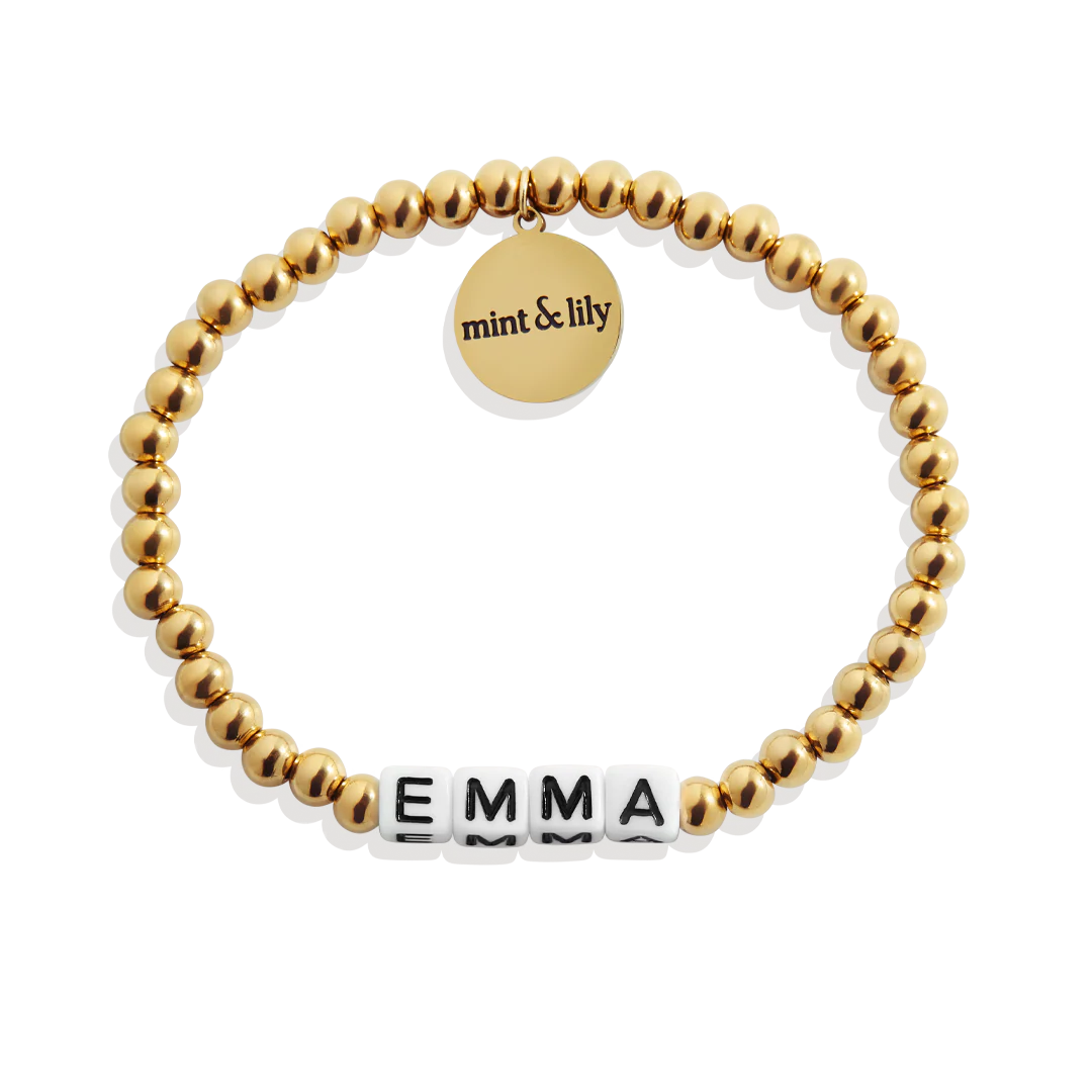 Custom Waterproof Gold Beaded Friendship Bracelet