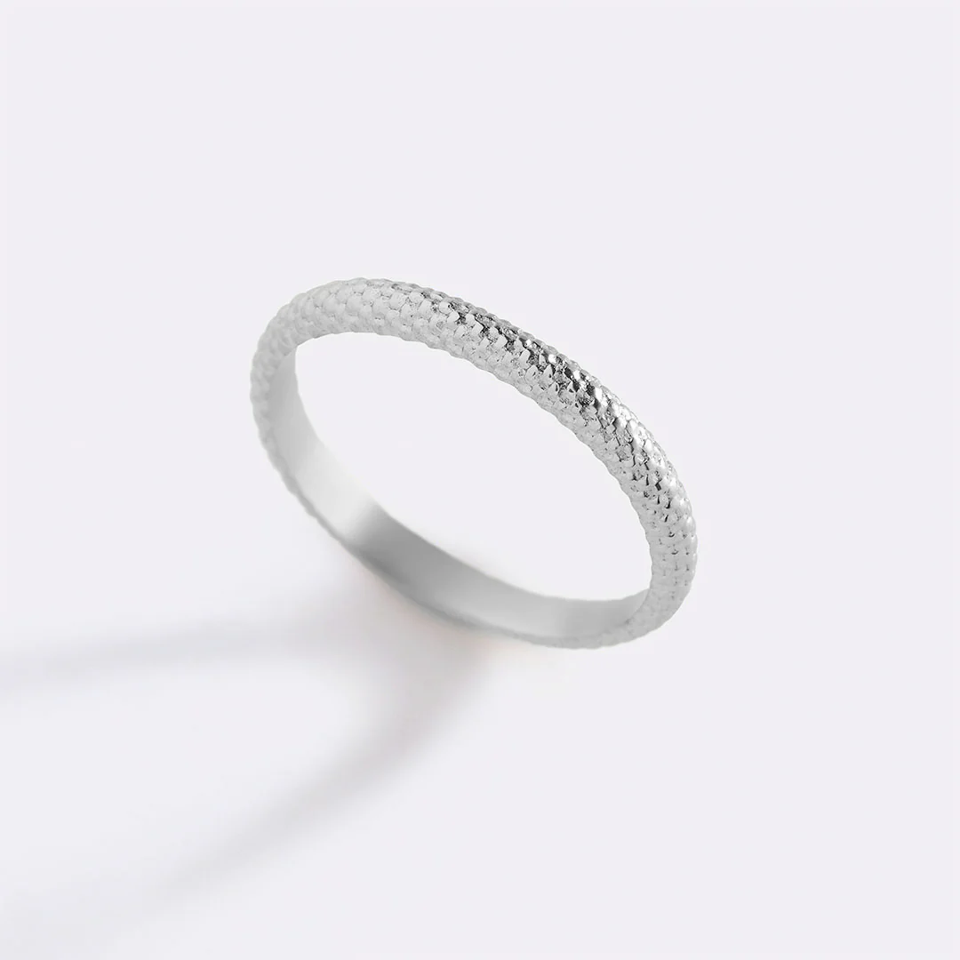 Snakeskin Stacking Ring