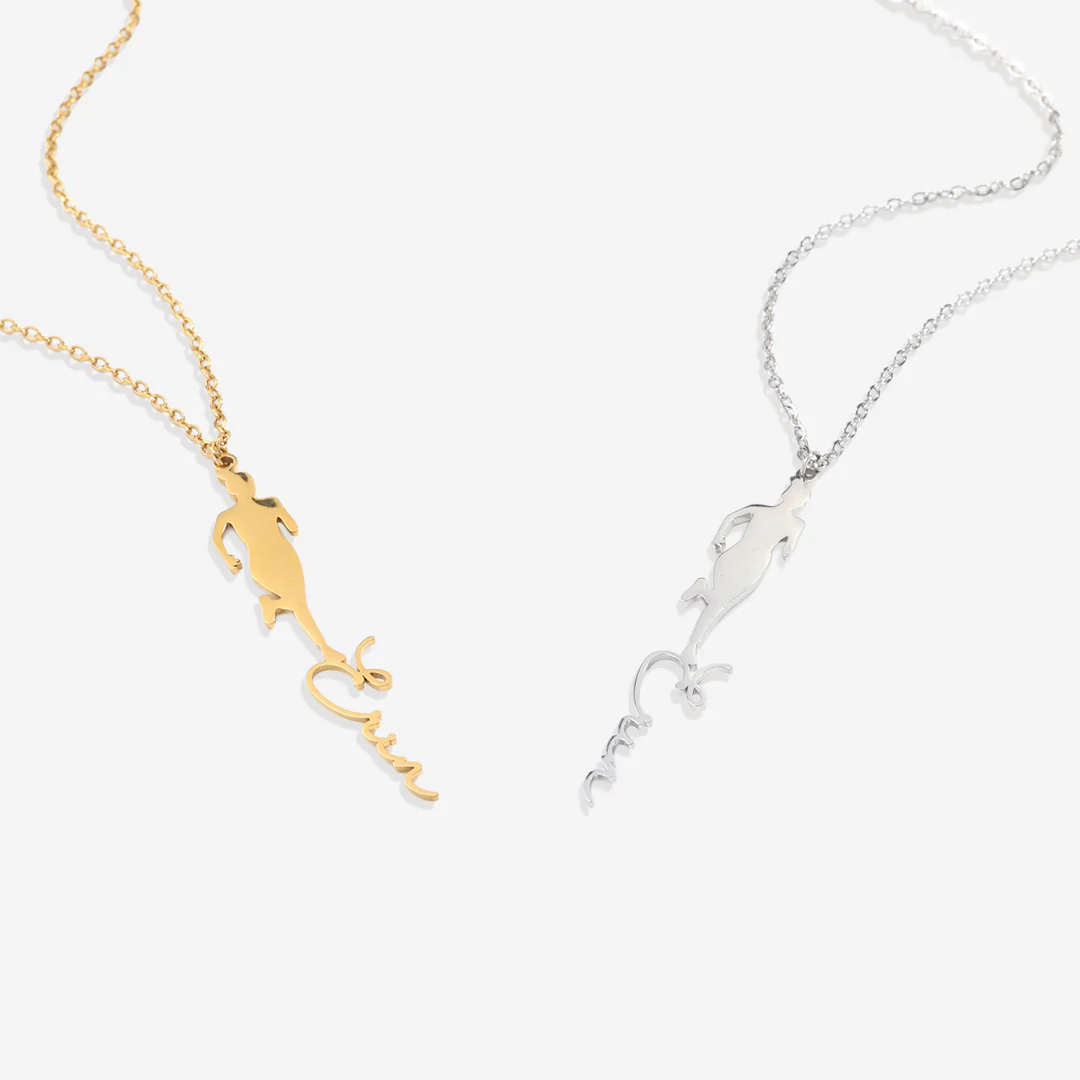 Runner Name Necklace