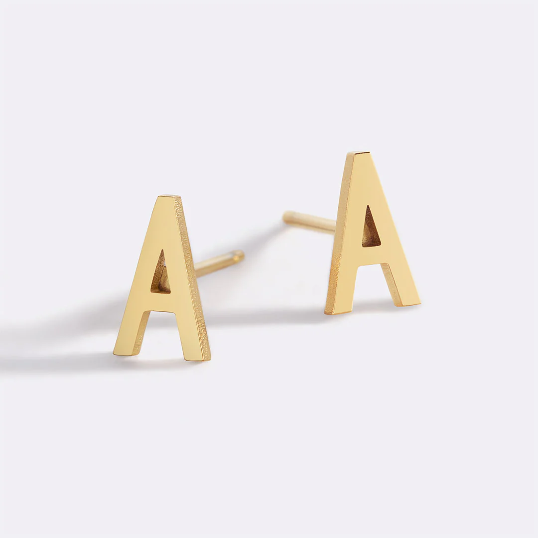 The Skinny Initial Earrings