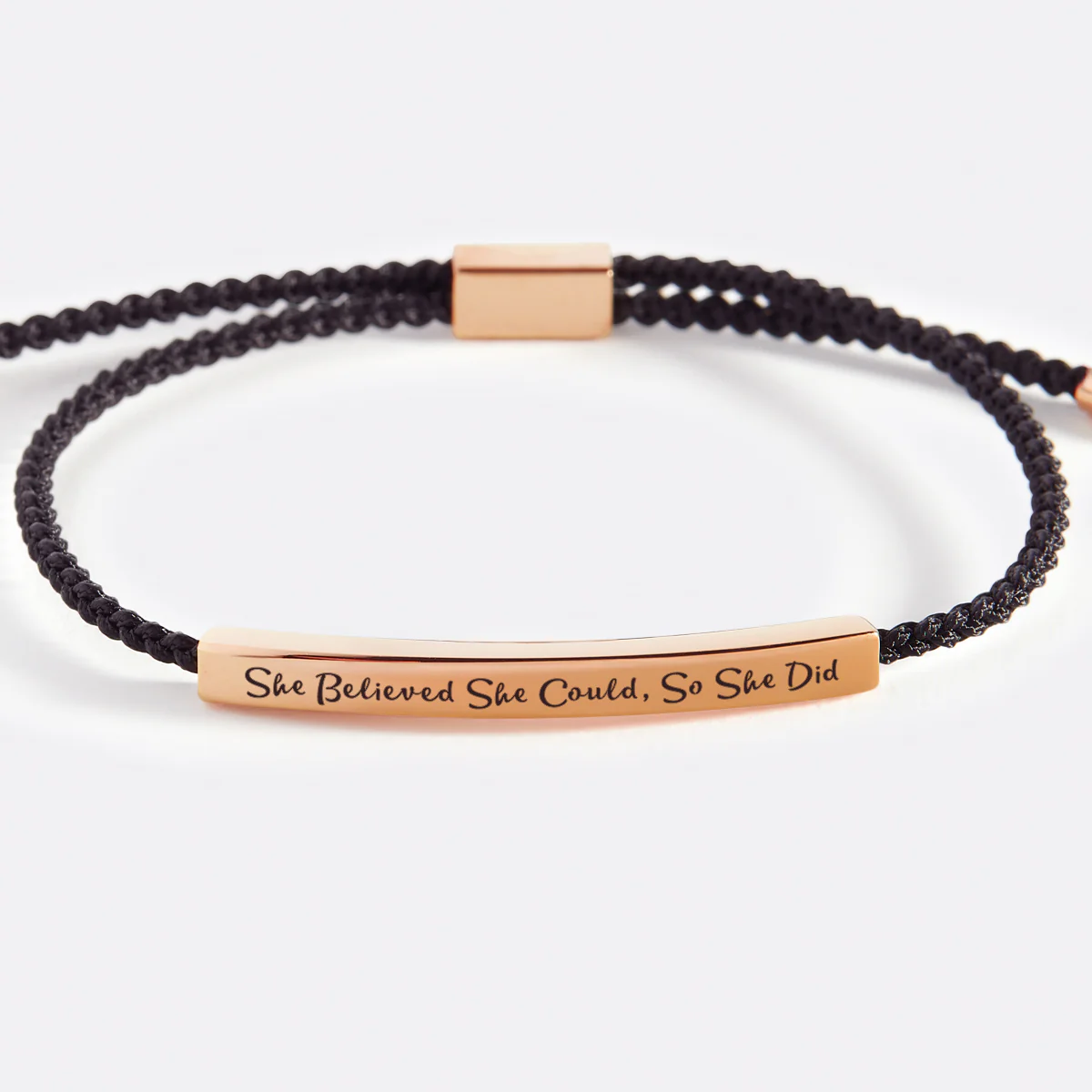 She Believed She Could, So She Did Inspire Bracelet