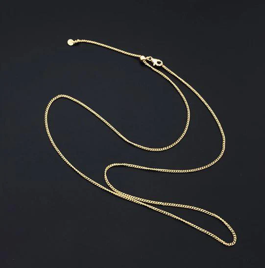 Italian Milano Sterling Silver Adjustable Chain Necklace