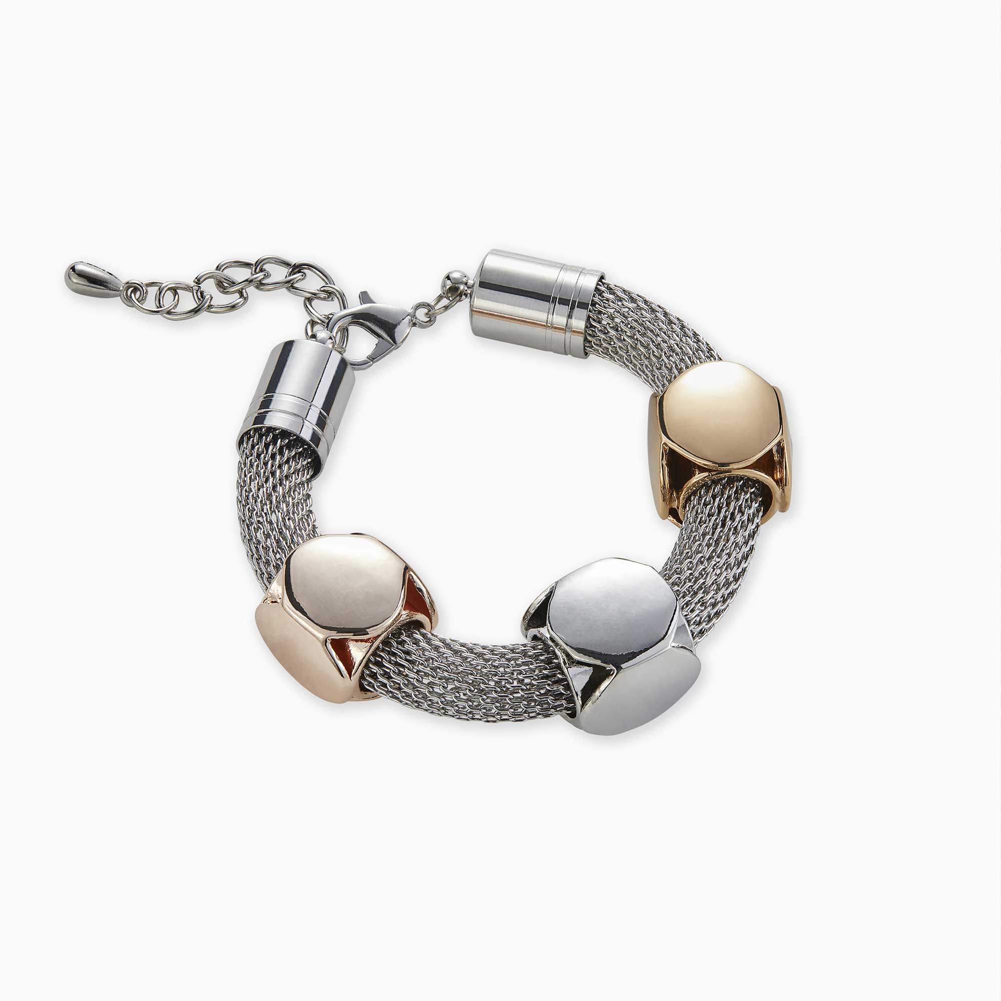 Test - Tri-Cube Metal Bracelet