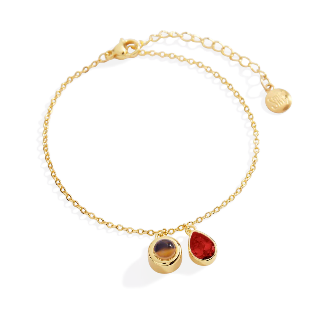 Birthstone Photo Bracelet