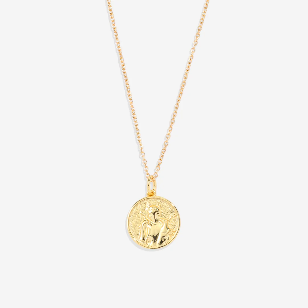 Greek Goddess Pendant Necklace