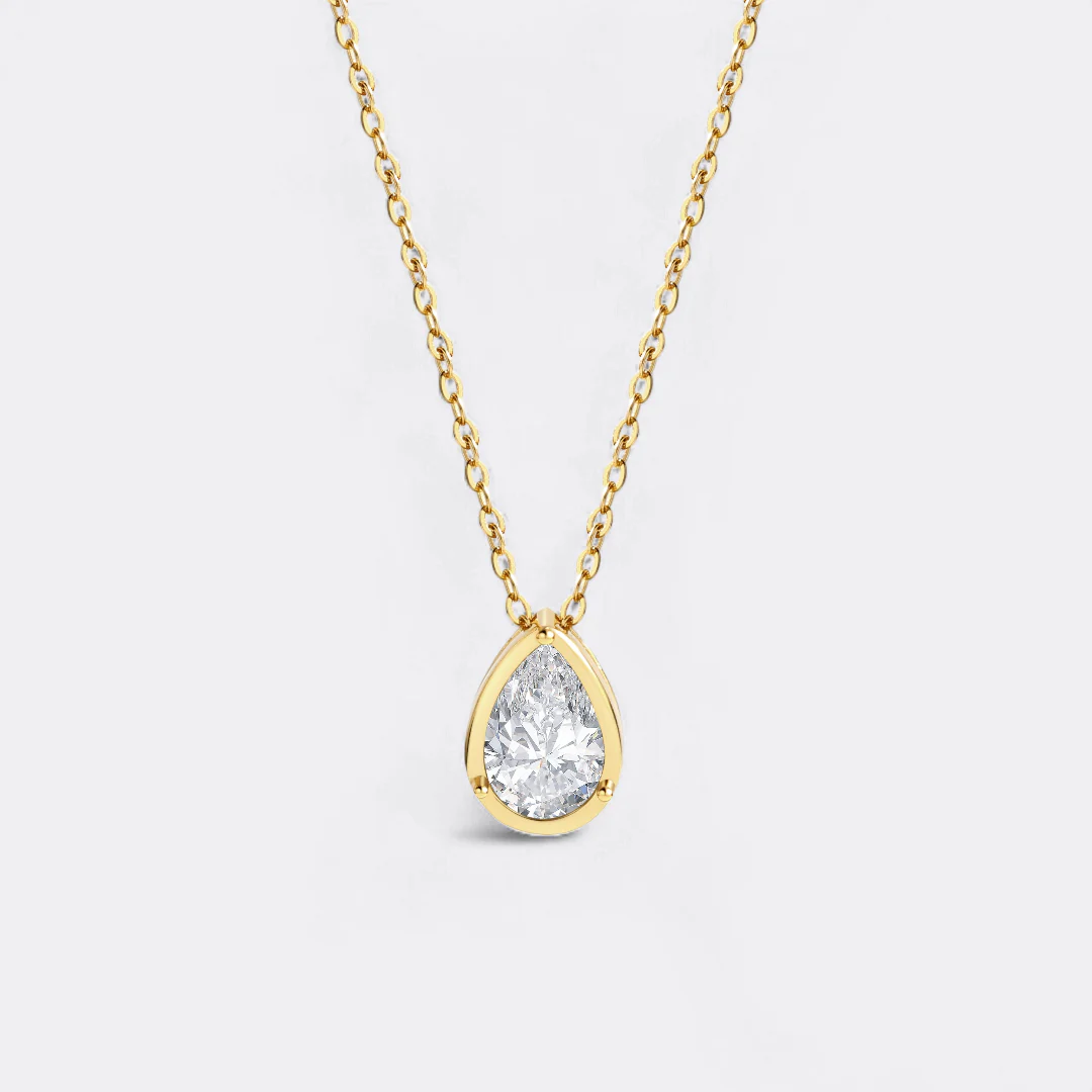 Diamond Teardrop Necklace
