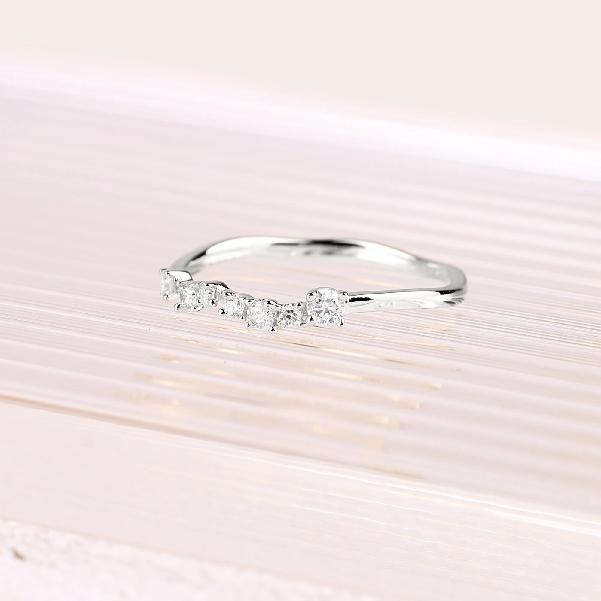 Shimmer Diamond Ring