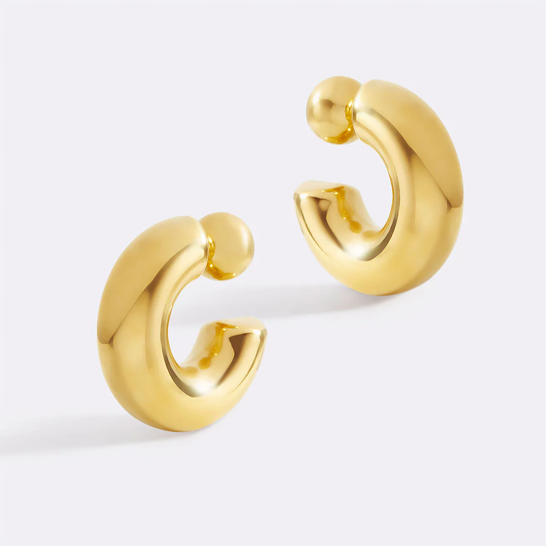 Reversible Hoop Earrings