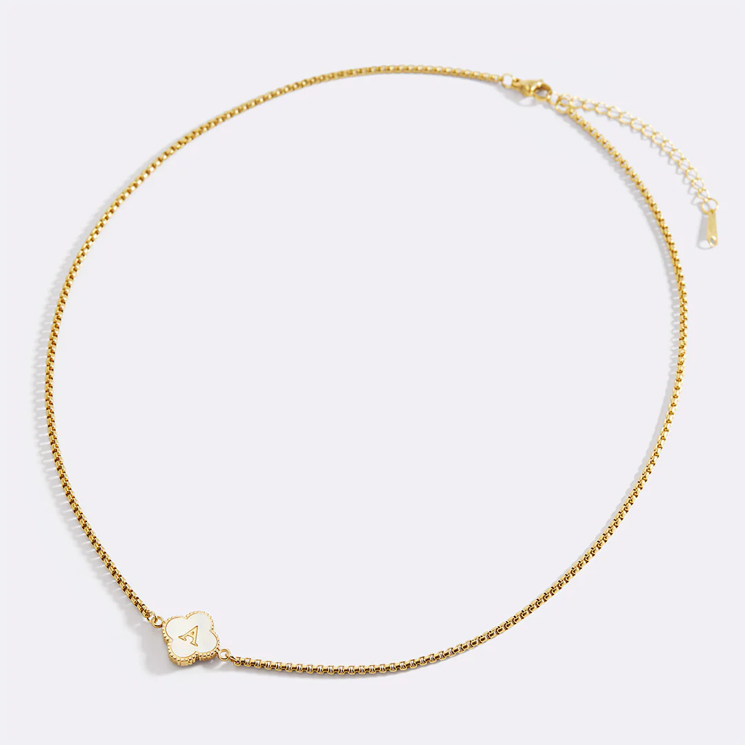 Clover Custom Name Necklace