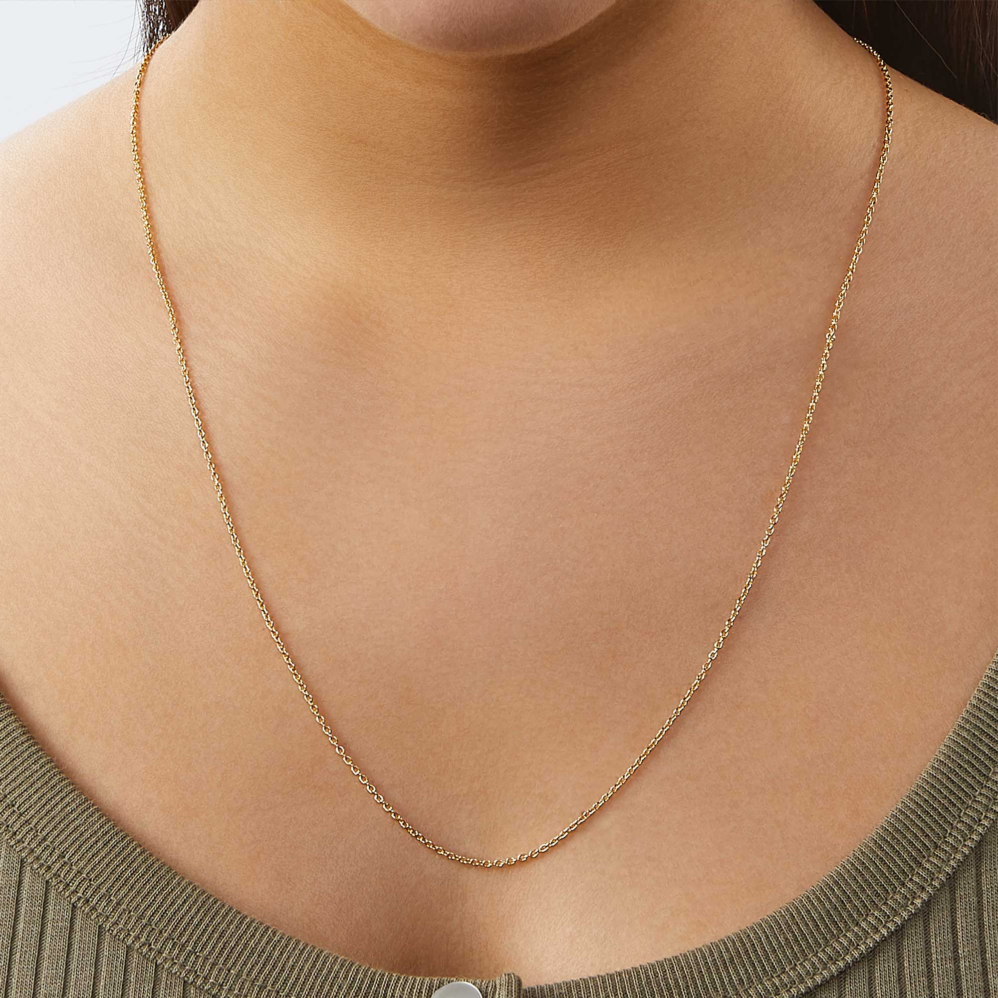 Italian Milano Sterling Silver Adjustable Chain Necklace