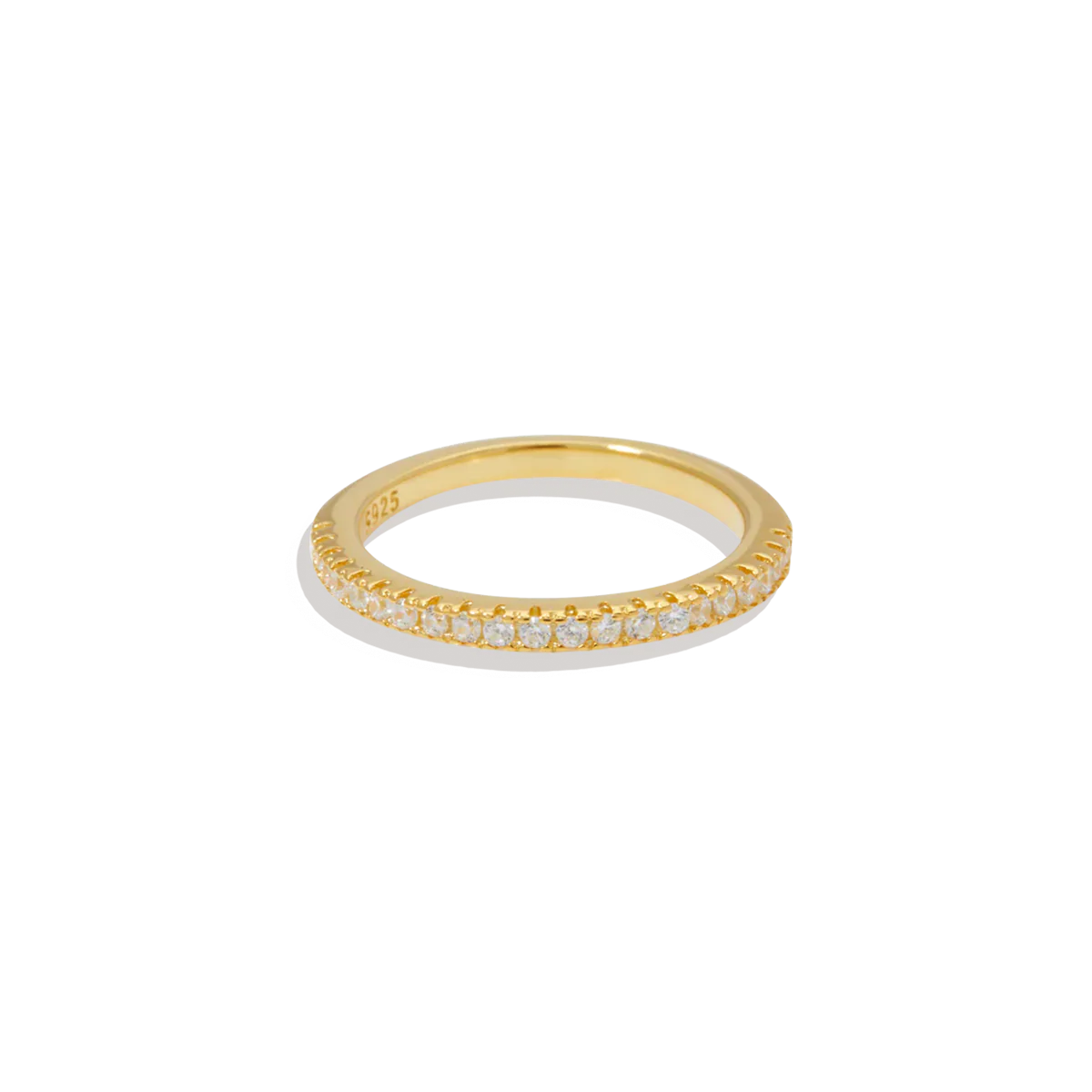 Micro Pavé Eternity Stacking Ring