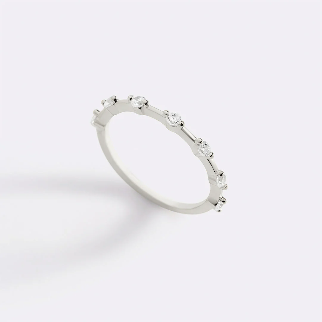 Ultra Thin Floating Eternity Ring