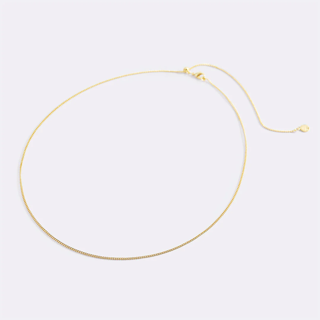 Italian Milano Sterling Silver Adjustable Chain Necklace