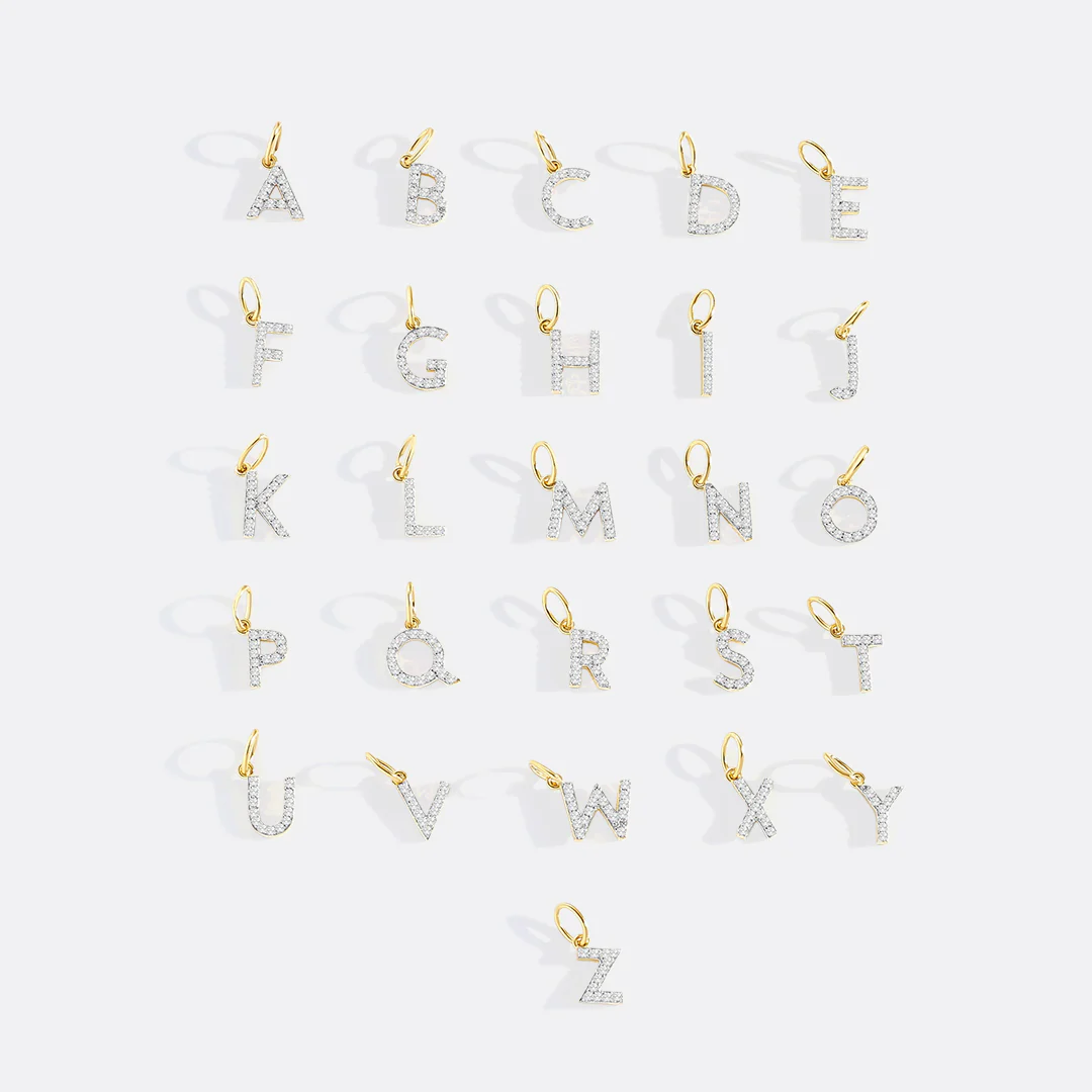 Diamond Initial Charm