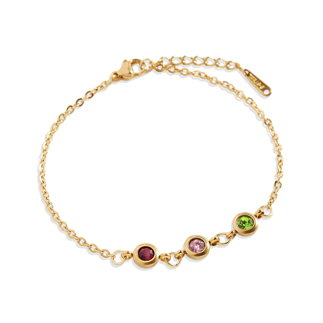 Personalized Birthstone Bracelet